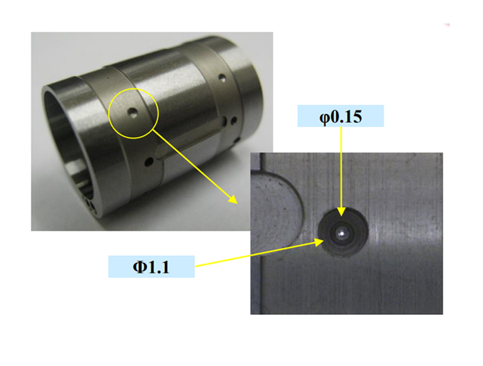 圓柱體表面鉆微孔電主軸